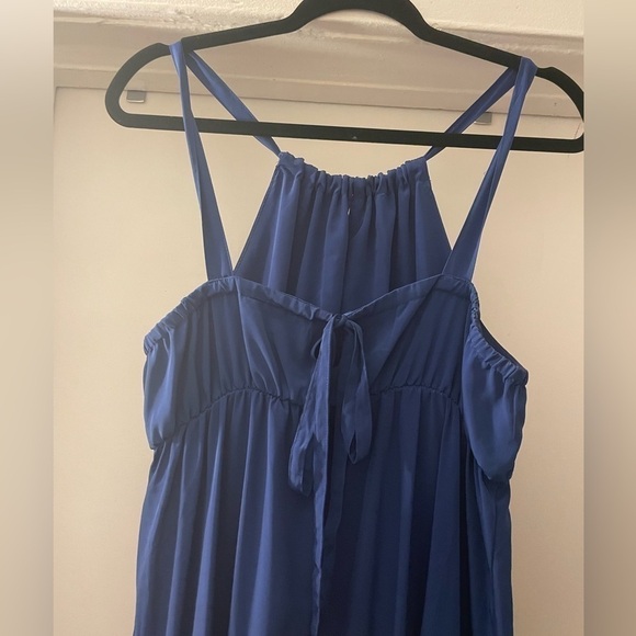 Old Navy Blue Maxi Dress Size Large - Picture 5 of 11